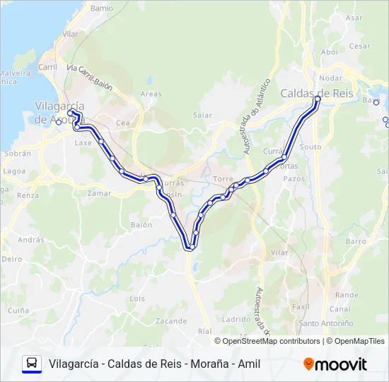 XG83001/9 Bus Line Map