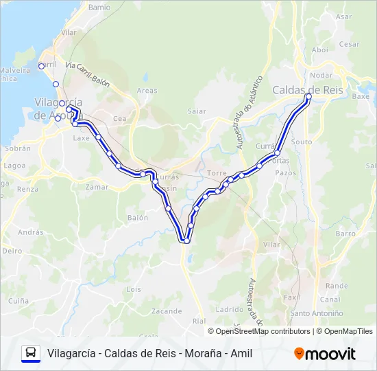 XG83001/9 Bus Line Map