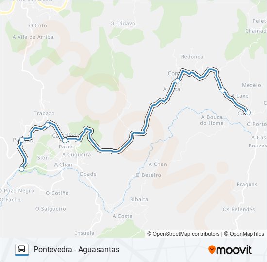 XG83501/04 bus Line Map