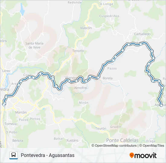 XG83501/04 Bus Line Map
