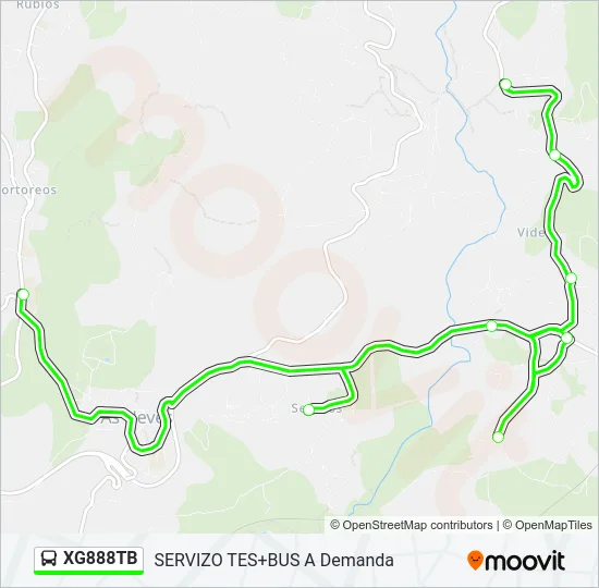 XG888TB Bus Line Map