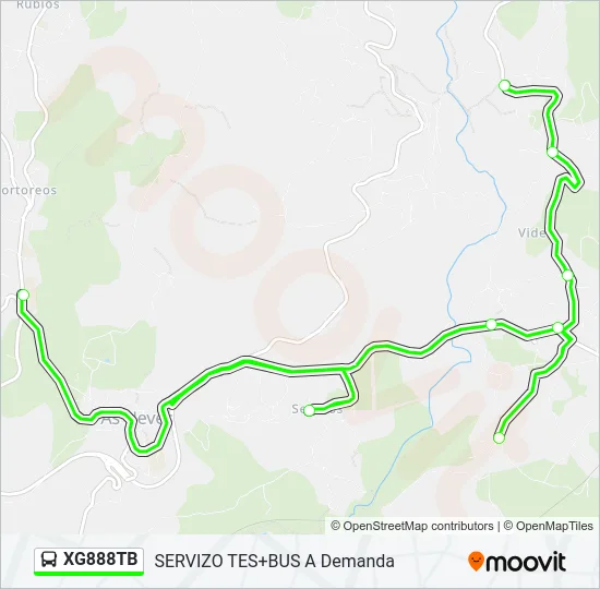 XG888TB Bus Line Map