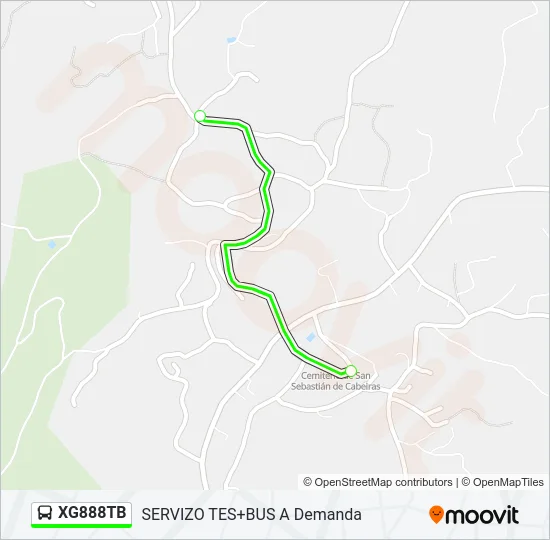 XG888TB Bus Line Map