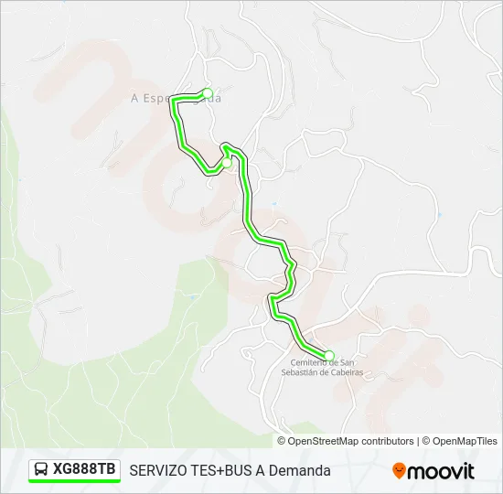 XG888TB Bus Line Map