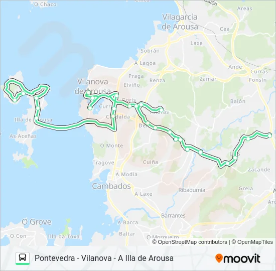 XG81405/6 Bus Line Map