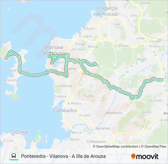 XG81405/6 Bus Line Map
