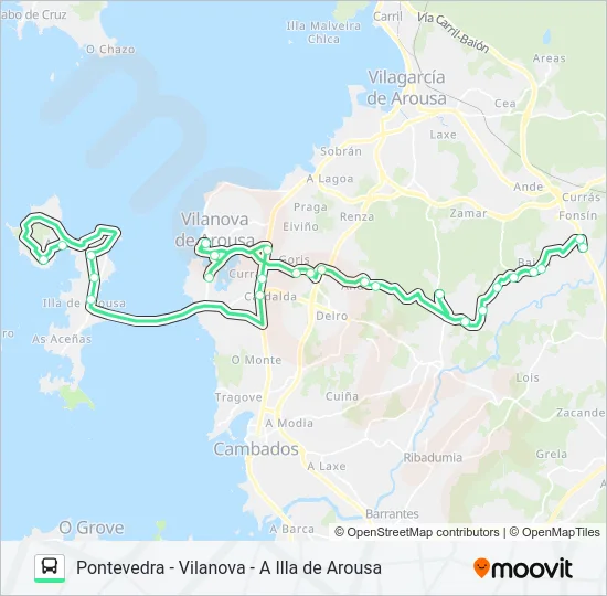 XG81405/6 Bus Line Map