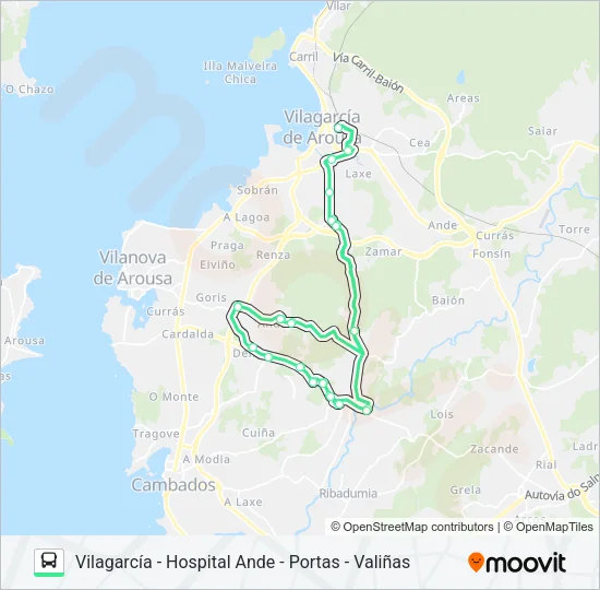 XG81401/04 Bus Line Map