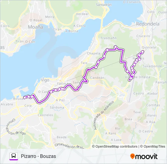 XG62433/34 Bus Line Map