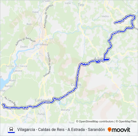XG86058/59 Bus Line Map