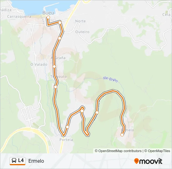 L4 Bus Line Map