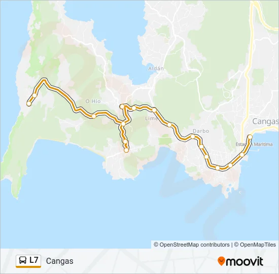 L7 Bus Line Map