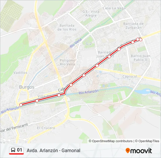 01 Bus Line Map