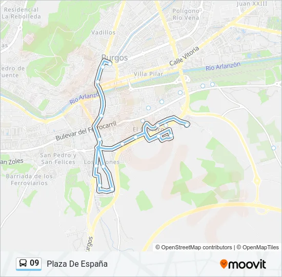 09 Bus Line Map