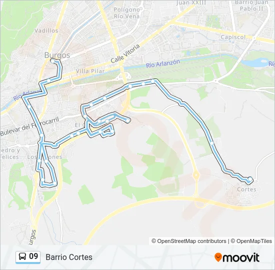 09 Bus Line Map