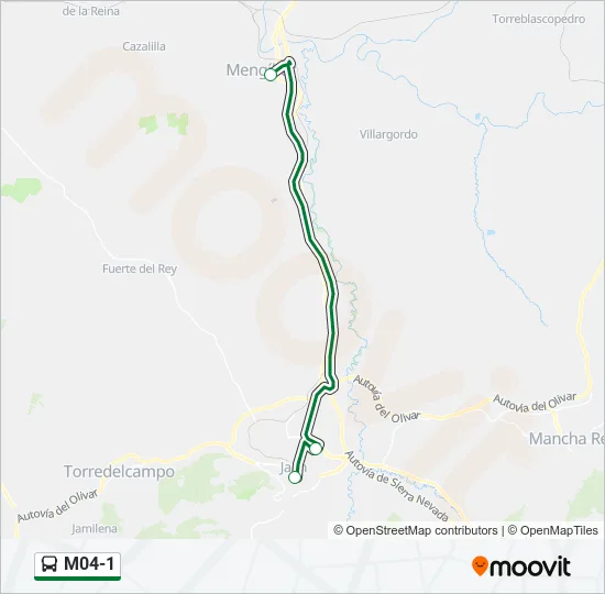 M04-1 Bus Line Map