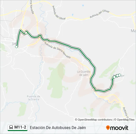 M11-2 Bus Line Map