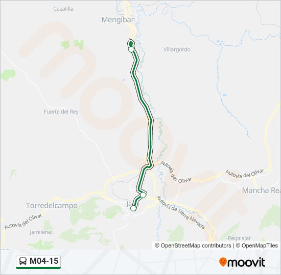 M04-15 bus Line Map