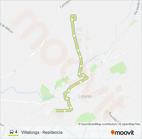 4 Bus Line Map