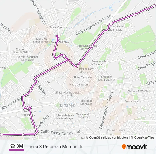 3M Bus Line Map