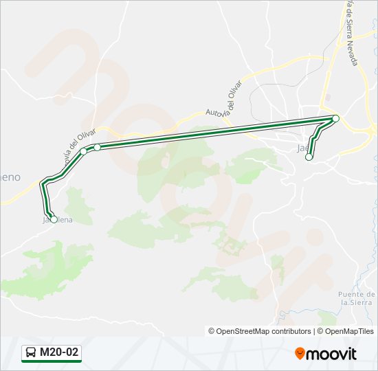 M20-02 bus Line Map