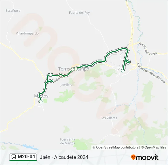 M20-04 Bus Line Map