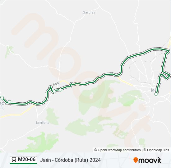 M20-06 bus Line Map