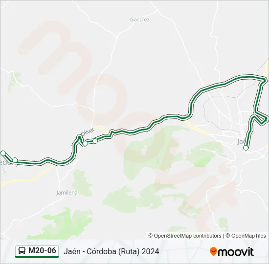 M20-06 Bus Line Map