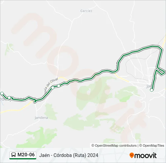 M20-06 Bus Line Map