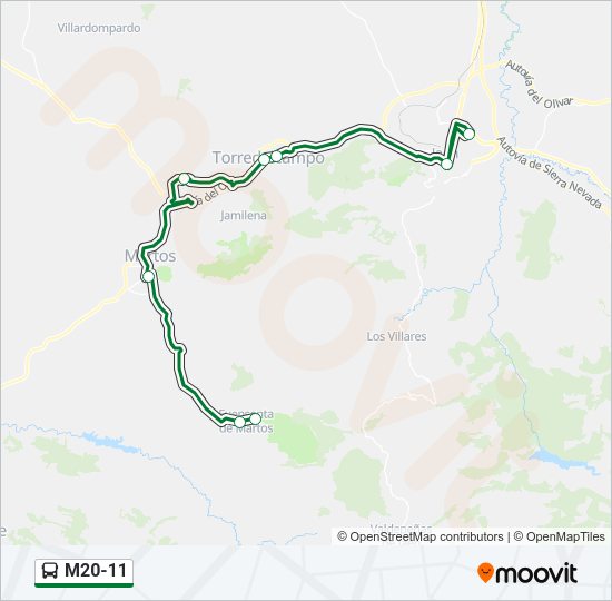 m2011 Route: Schedules, Stops & Maps - (Updated)