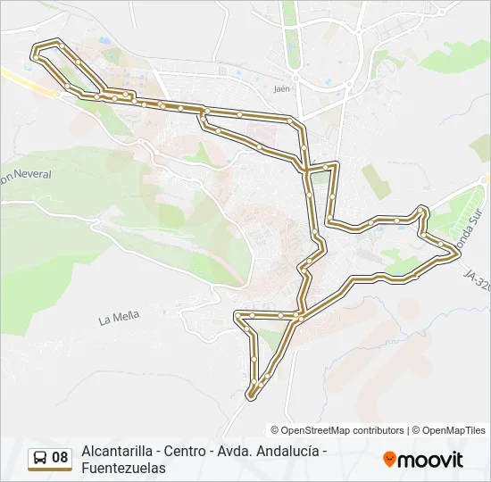 08 Bus Line Map
