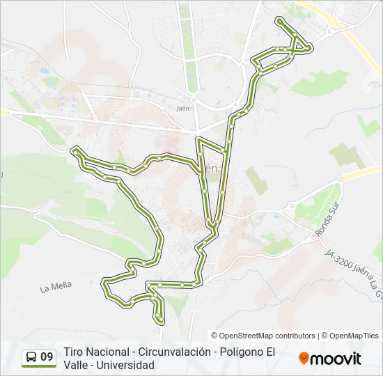 09 Bus Line Map