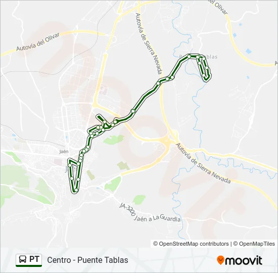 PT Bus Line Map