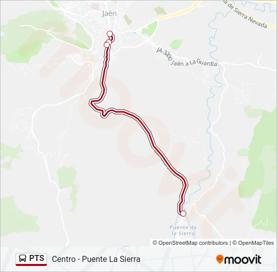 PTS Bus Line Map