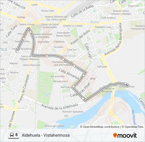 8  Line Map