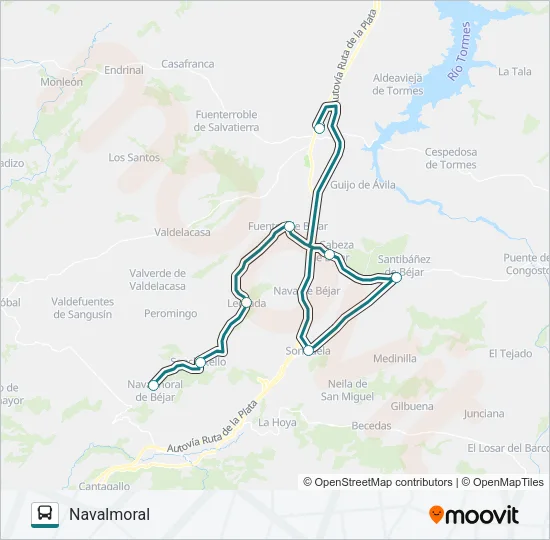 VACL-026 Bus Line Map