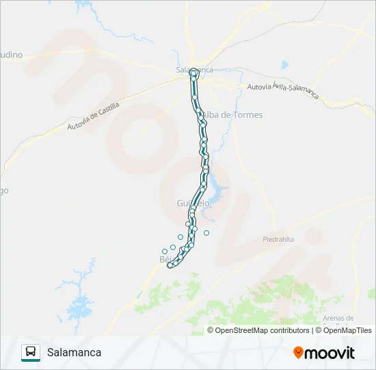 VACL-026 Bus Line Map