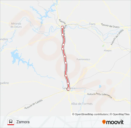 VACL-014 Bus Line Map