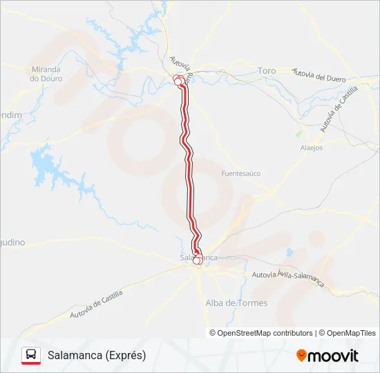 VACL-014 Bus Line Map