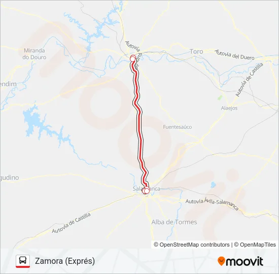 VACL-014 Bus Line Map