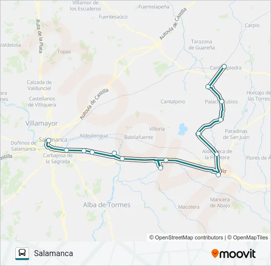 VACL-026 Bus Line Map