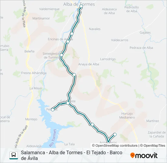 VACL-074 Bus Line Map