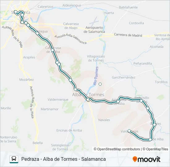 VACL-074 Bus Line Map