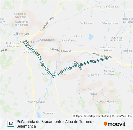 VACL-074 Bus Line Map