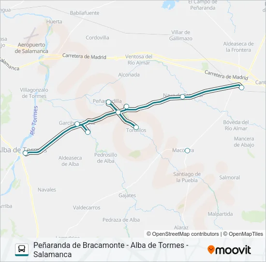 VACL-074 Bus Line Map