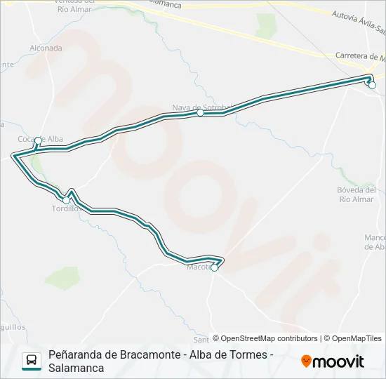 VACL-074 Bus Line Map