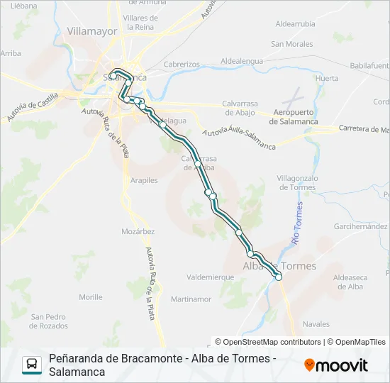 VACL-074 Bus Line Map