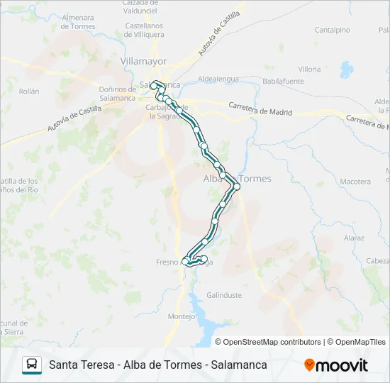 VACL-074 Bus Line Map