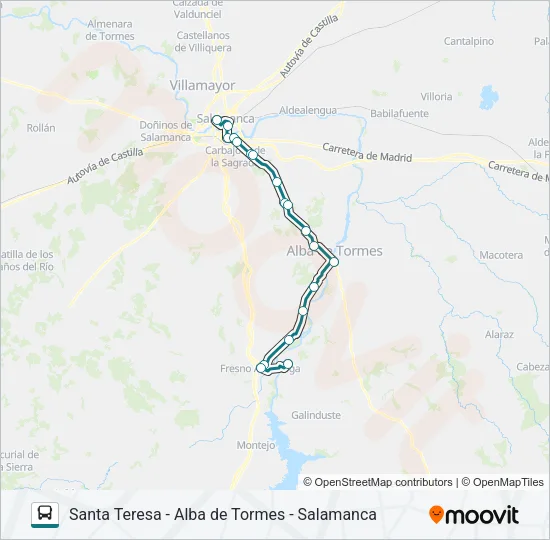 VACL-074 Bus Line Map