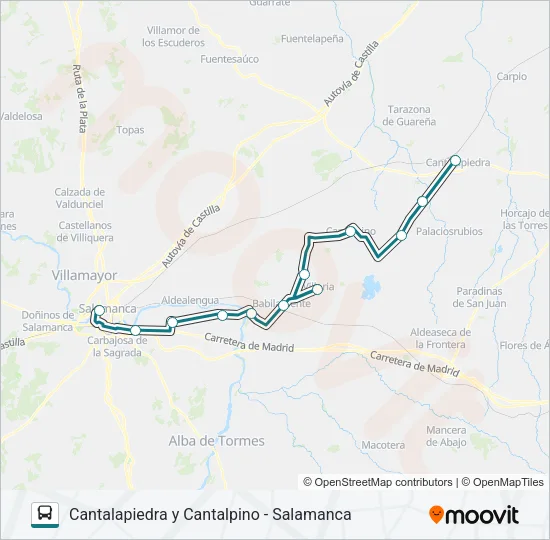 VACL-026 Bus Line Map